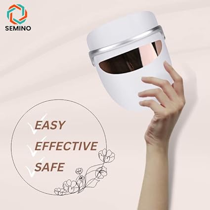 SEMINO Advanced LED Light Therapy Face Mask