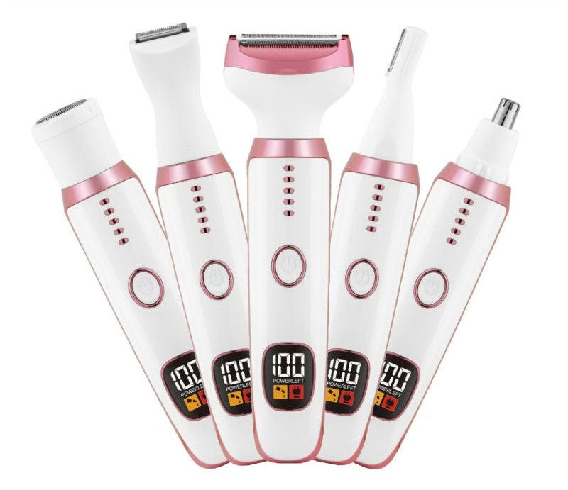 5 in 1 Rechargeable Facial Hair Remover