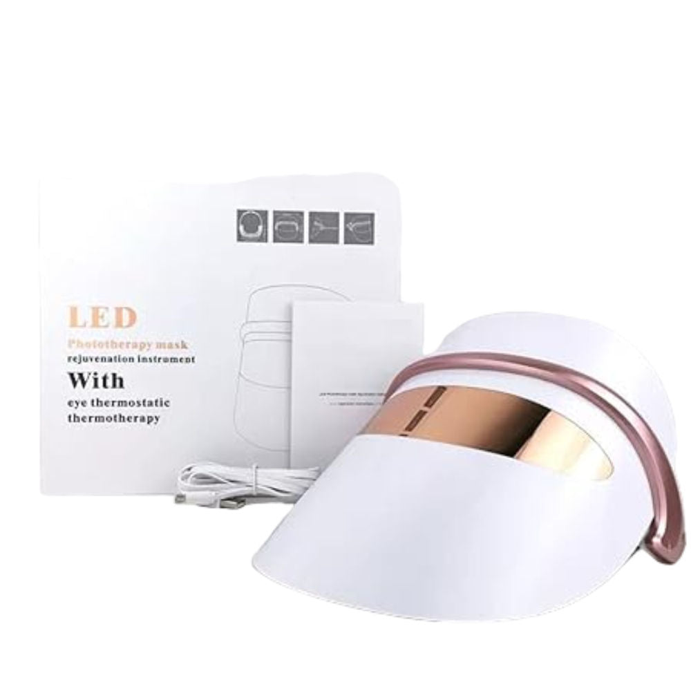 Advanced LED Light Therapy Face Mask –- white