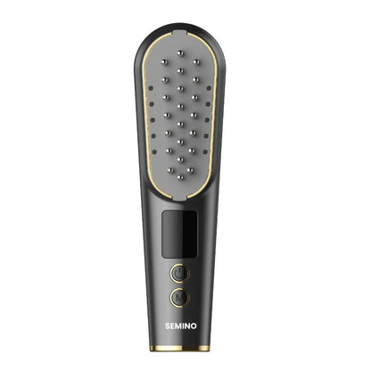 LED Light Therapy Advanced Hair Regrowth Laser Comb in grey, designed to promote hair growth and scalp health.